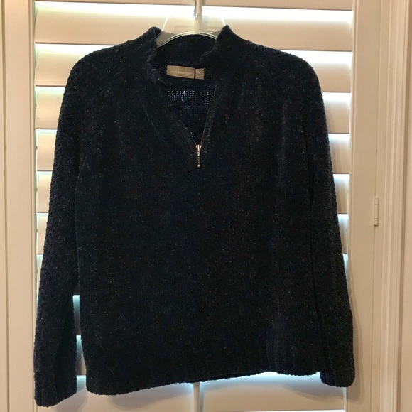 Croft & Barrow Zip Up Pullover - Picture 3 of 4